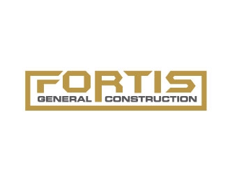 Fortis General Construction, Inc. logo design by maze