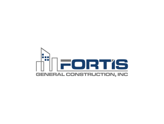 Fortis General Construction, Inc. logo design by RIANW