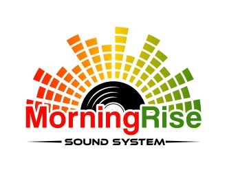 Morning Rise Sound System logo design by alfais