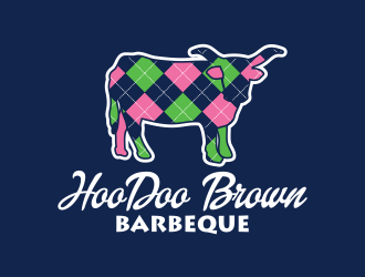 Hoodoo Brown BBQ logo design by Panara