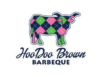 Hoodoo Brown BBQ logo design by Panara