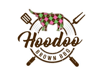 Hoodoo Brown BBQ logo design by Conception