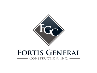 Fortis General Construction, Inc. logo design by asyqh