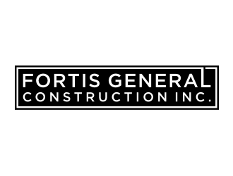 Fortis General Construction, Inc. logo design by Zhafir