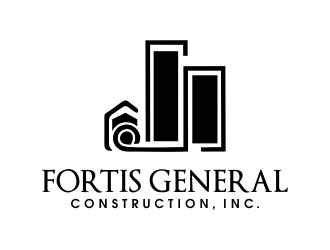 Fortis General Construction, Inc. logo design by JessicaLopes