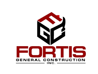 Fortis General Construction, Inc. logo design by art-design