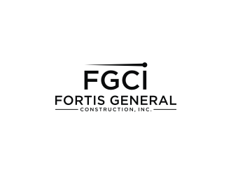 Fortis General Construction, Inc. logo design by Nurmalia