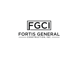 Fortis General Construction, Inc. logo design by Nurmalia