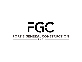 Fortis General Construction, Inc. logo design by ellsa