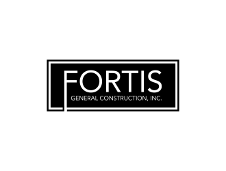 Fortis General Construction, Inc. logo design by ellsa