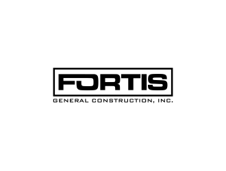 Fortis General Construction, Inc. logo design by semar