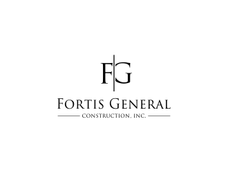 Fortis General Construction, Inc. logo design by Drago