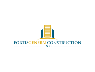 Fortis General Construction, Inc. logo design by ellsa