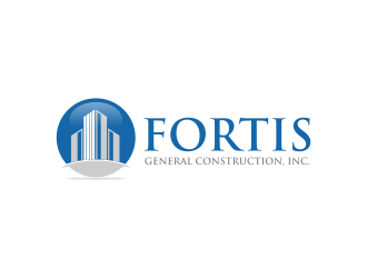 Fortis General Construction, Inc. logo design by ellsa