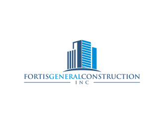 Fortis General Construction, Inc. logo design by ellsa