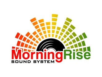 Morning Rise Sound System logo design by alfais