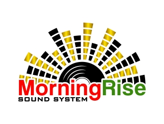 Morning Rise Sound System logo design by alfais