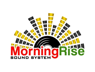 Morning Rise Sound System logo design by alfais