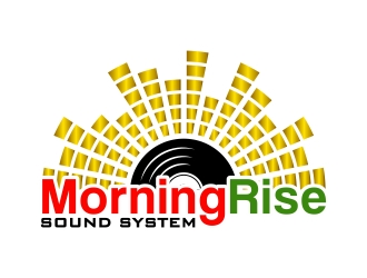 Morning Rise Sound System logo design by alfais