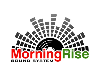 Morning Rise Sound System logo design by alfais