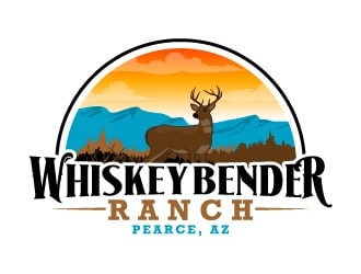 Whiskey Bender Ranch logo design - 48hourslogo.com