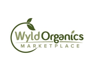 Wyld Organics marketplace logo design by jaize