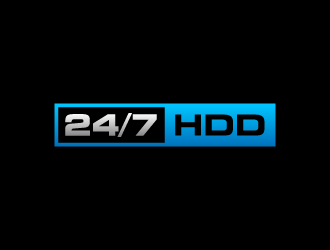 24/7 HDD logo design by denfransko