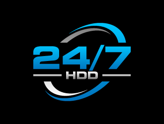 24/7 HDD logo design by denfransko