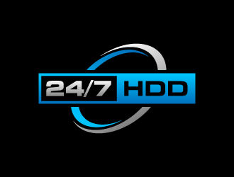 24/7 HDD logo design by denfransko