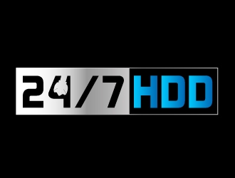 24/7 HDD logo design by Shailesh