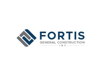 Fortis General Construction, Inc. logo design by usef44