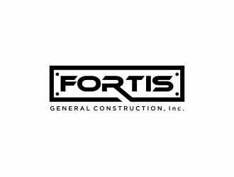 Fortis General Construction, Inc. logo design by Mahrein