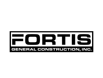 Fortis General Construction, Inc. logo design by MarkindDesign