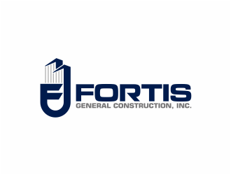 Fortis General Construction, Inc. logo design by mutafailan