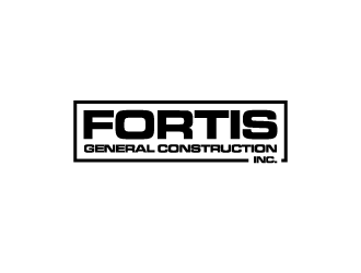 Fortis General Construction, Inc. logo design by crazher