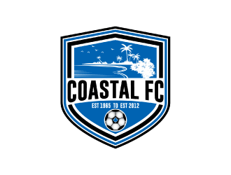 Coastal FC logo design by nona