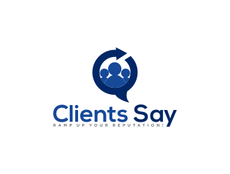 Clients Say logo design by N3V4