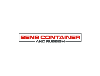 Bens Container and Rubbish logo design by Diancox