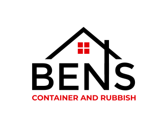 Bens Container and Rubbish logo design by Girly