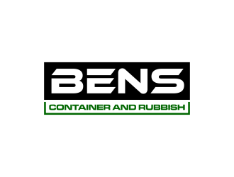 Bens Container and Rubbish logo design by ammad