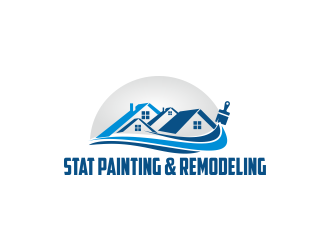 STAT Painting & Remodeling logo design by Greenlight