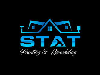 STAT Painting & Remodeling logo design by Greenlight