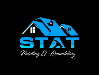 STAT Painting & Remodeling logo design by Greenlight