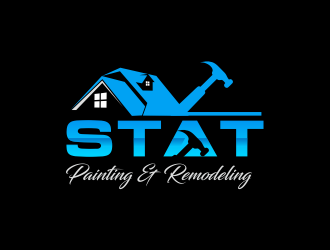 STAT Painting & Remodeling logo design by Greenlight