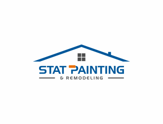 STAT Painting & Remodeling logo design by Franky.