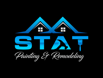 STAT Painting & Remodeling logo design by Greenlight