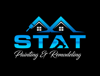 STAT Painting & Remodeling logo design by Greenlight