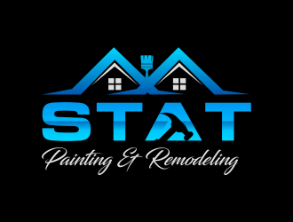 STAT Painting & Remodeling logo design by Greenlight