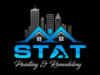 STAT Painting & Remodeling logo design by Greenlight