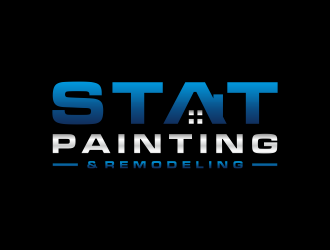 STAT Painting & Remodeling logo design by p0peye